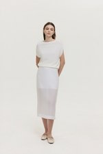 BETHANY SHEER MIDI SKIRT