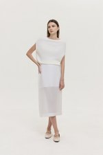 BETHANY SHEER MIDI SKIRT