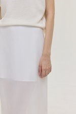 BETHANY SHEER MIDI SKIRT