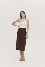 BETHANY SHEER MIDI SKIRT