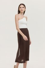 BETHANY SHEER MIDI SKIRT