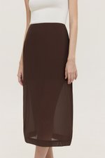 BETHANY SHEER MIDI SKIRT