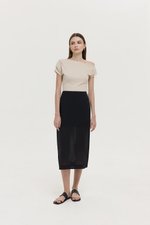 BETHANY SHEER MIDI SKIRT