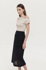 BETHANY SHEER MIDI SKIRT