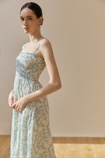 *PREORDER* DELINA SMOCKED DETACHABLE STRAP DRESS