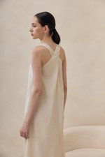 HILLARY TWO WAY LINEN MIDI DRESS