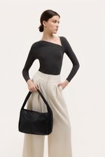 PALMA HOBO SHOULDER LEATHER BAG