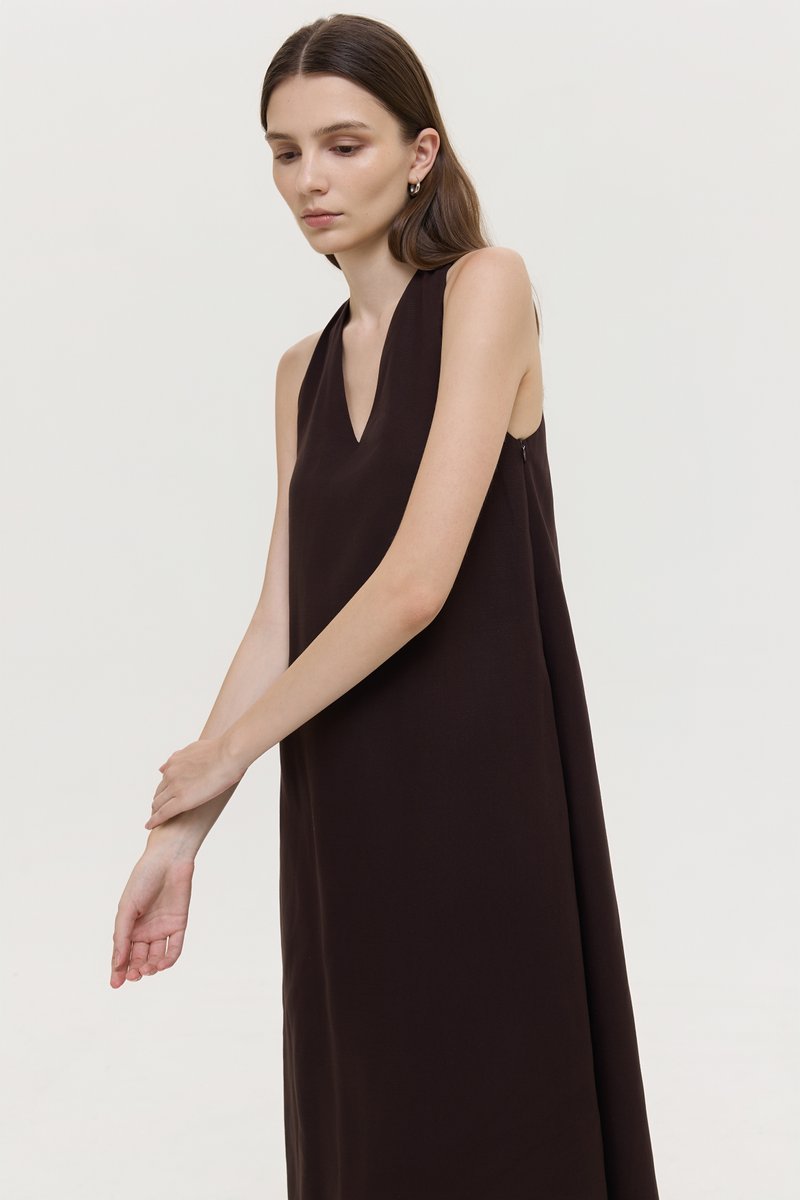 HILLARY TWO WAY LINEN MIDI DRESS