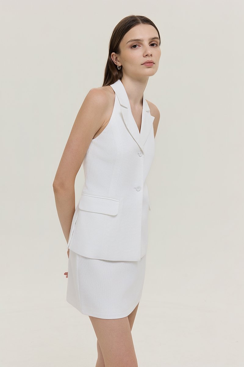 LENIN LINEN MINI SKIRT