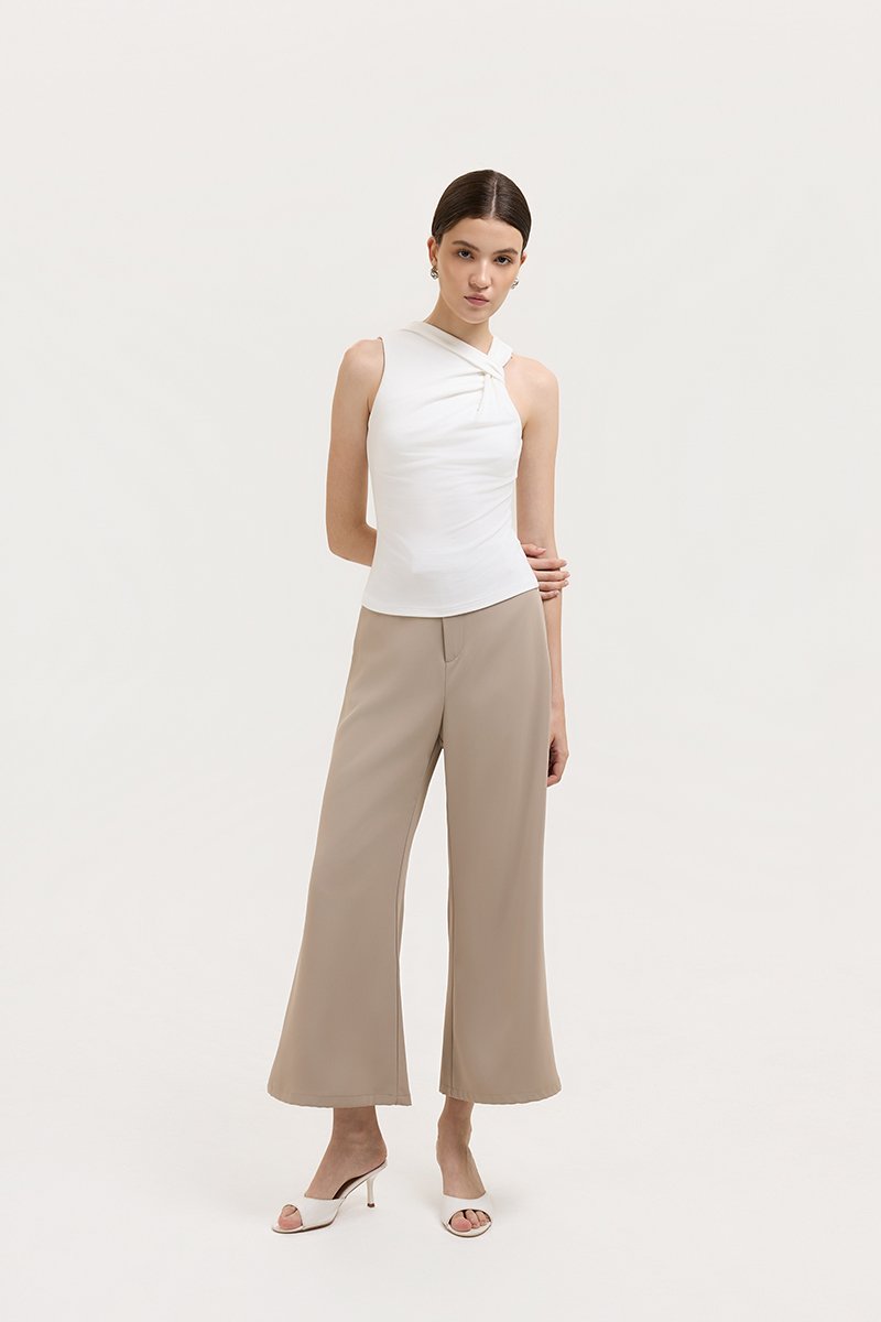 CHRISELLE ASYMMETRIC KNOT TANK