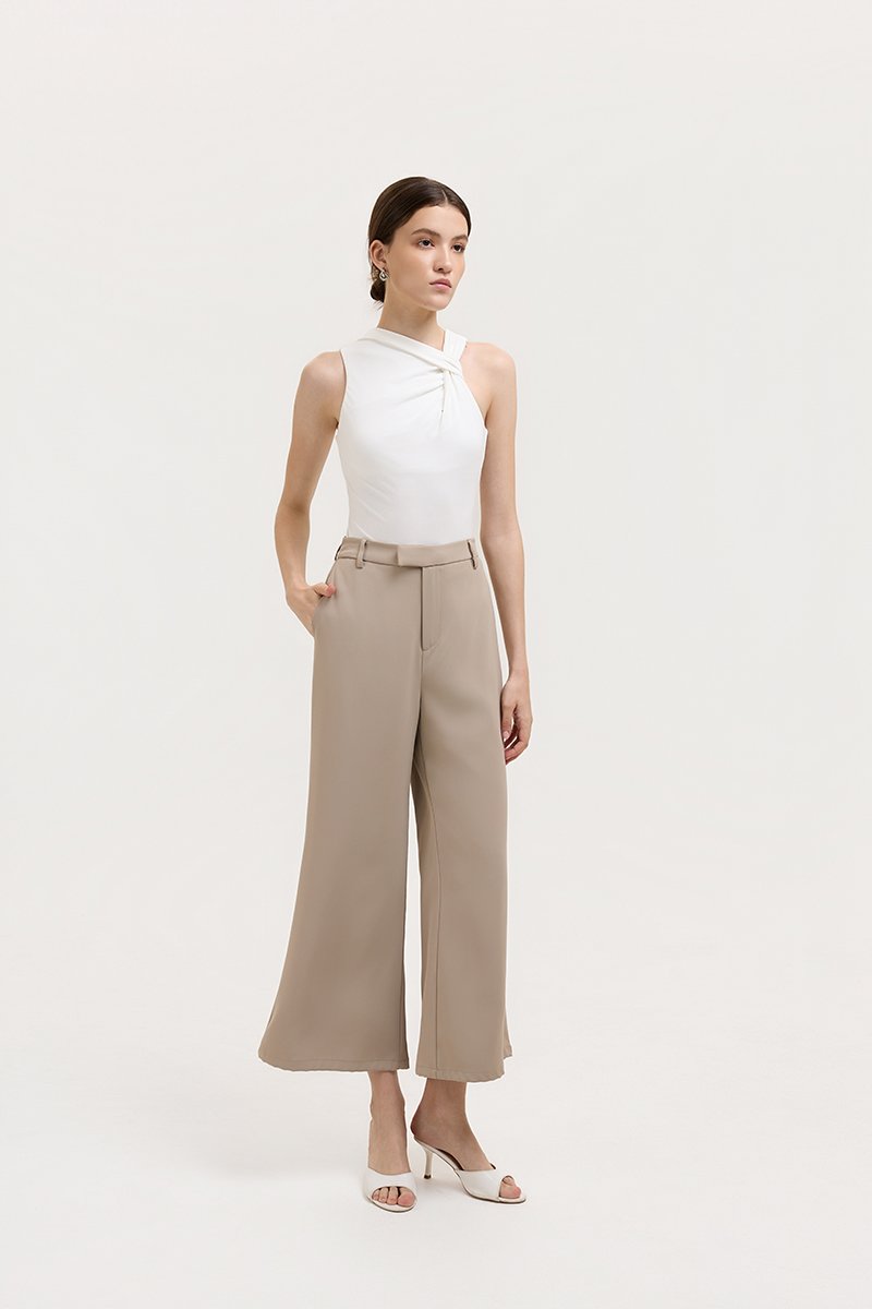 CHRISELLE ASYMMETRIC KNOT TANK