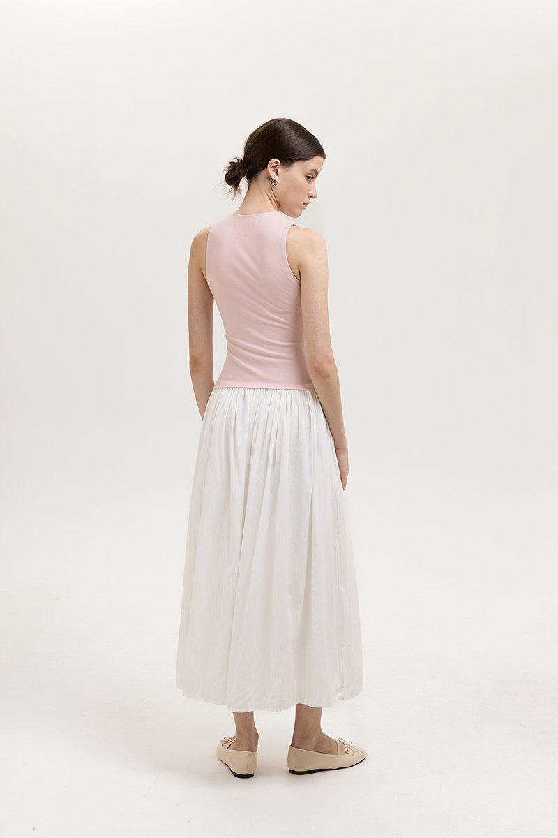 CHRISELLE ASYMMETRIC KNOT TANK