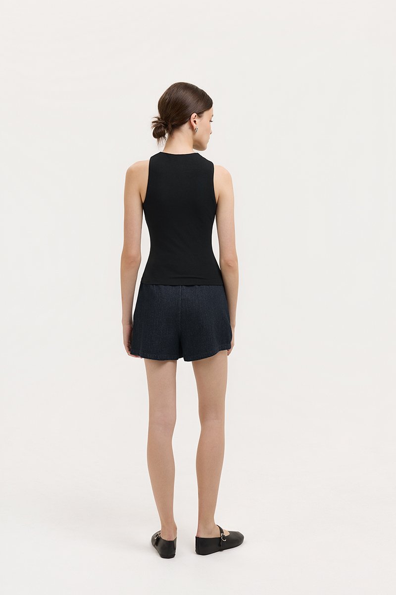 CHRISELLE ASYMMETRIC KNOT TANK
