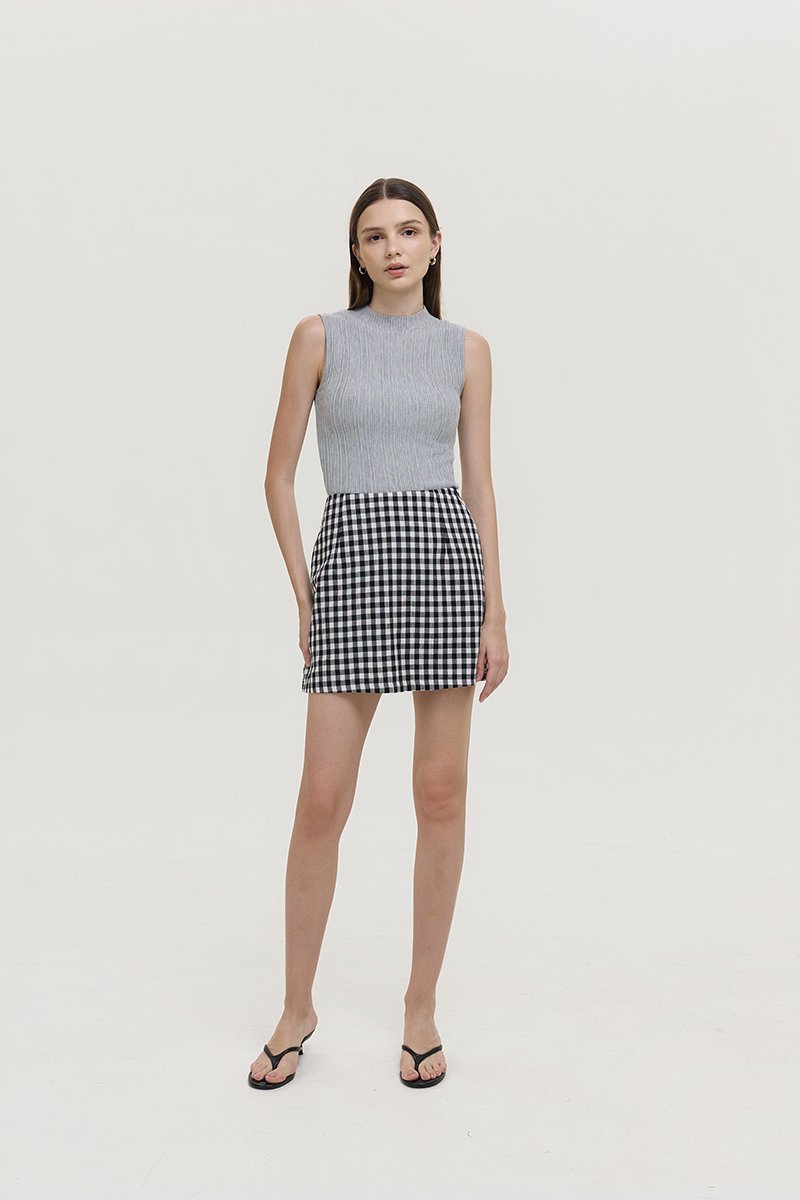 ELSA GINGHAM SKORT