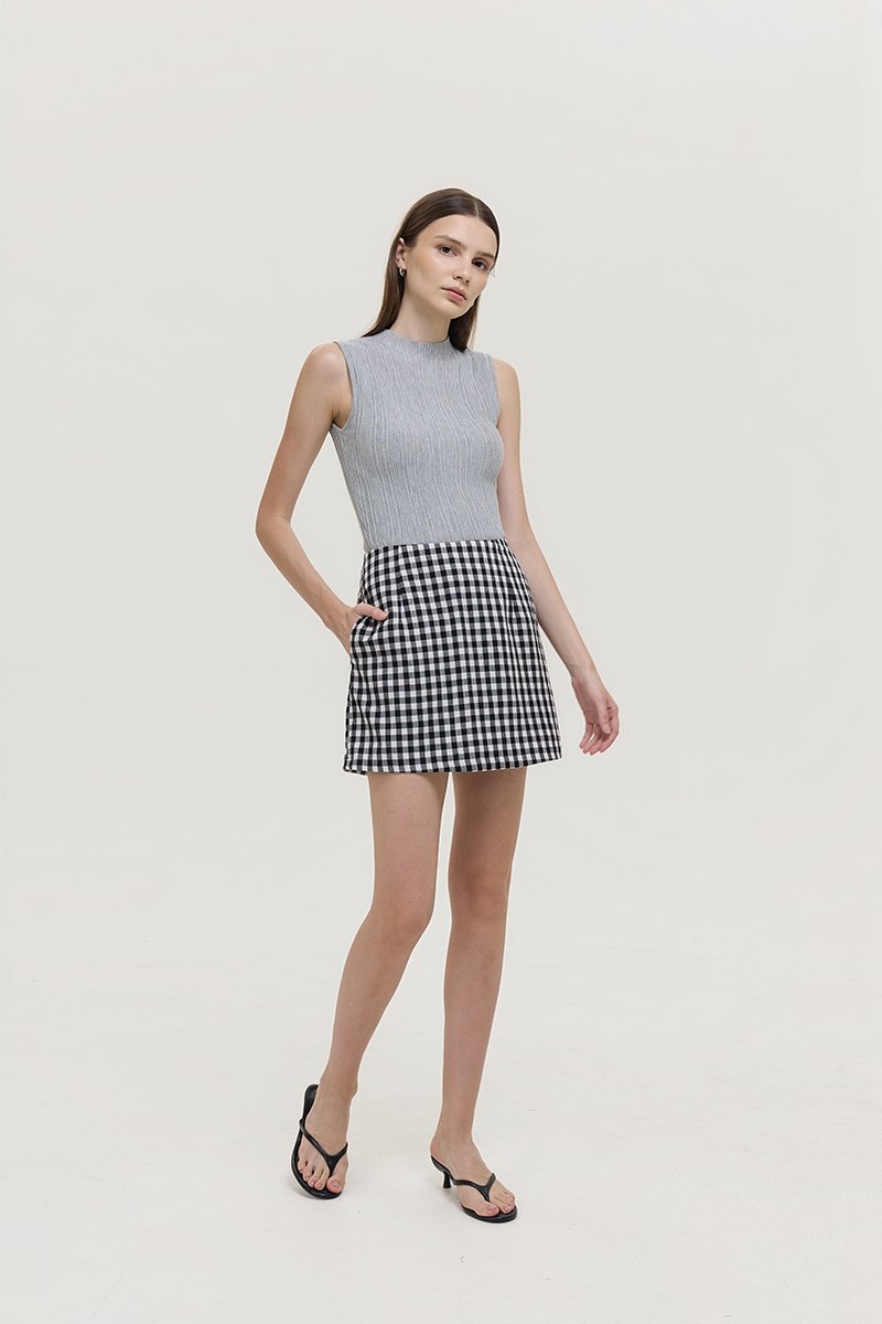 ELSA GINGHAM SKORT