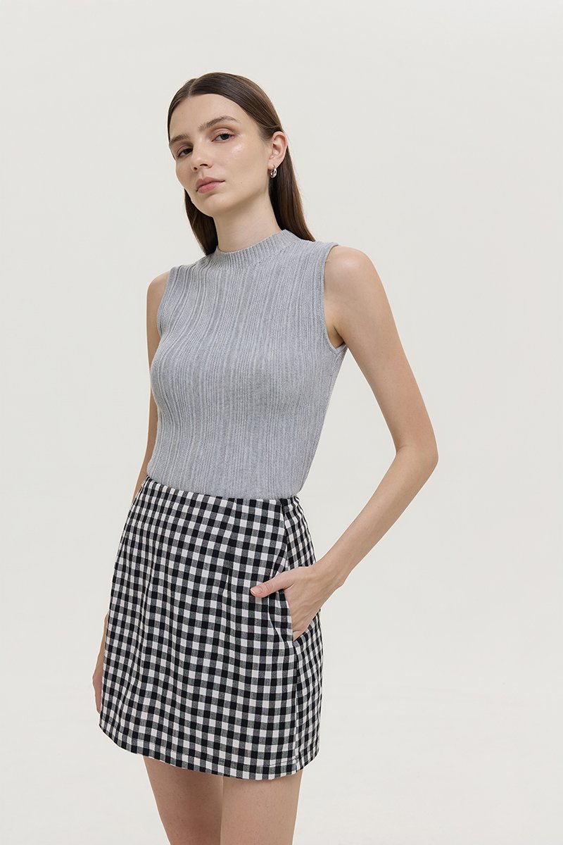 ELSA GINGHAM SKORT