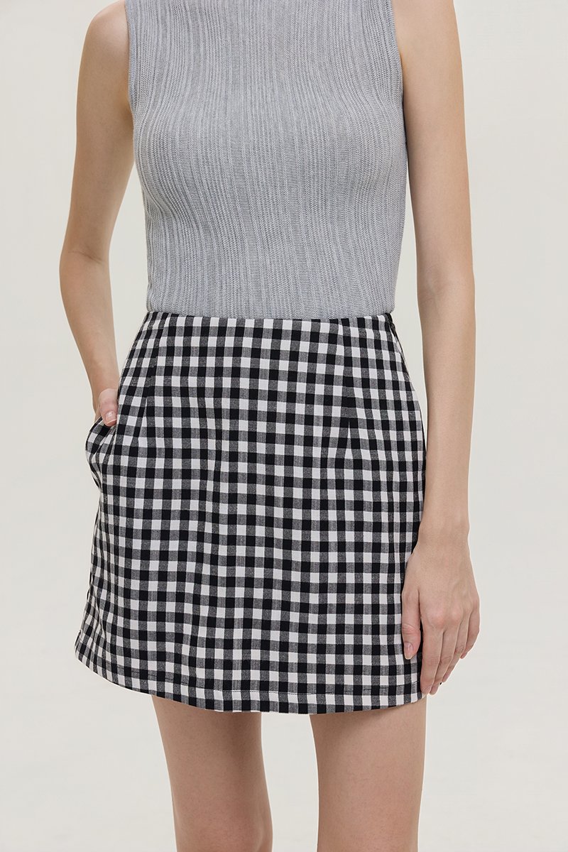 ELSA GINGHAM SKORT