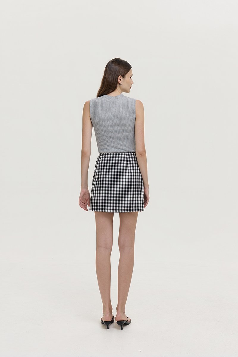 ELSA GINGHAM SKORT