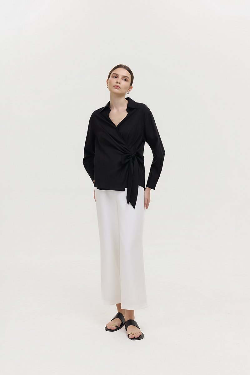 GEORGIA TIE WRAP SHIRT