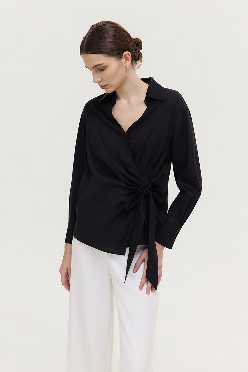 GEORGIA TIE WRAP SHIRT