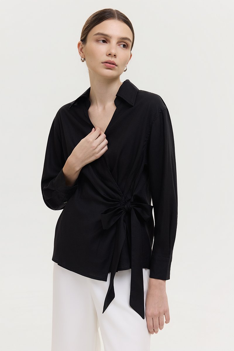 GEORGIA TIE WRAP SHIRT