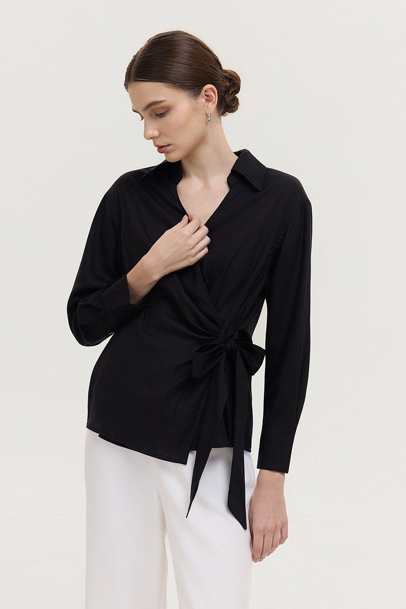 GEORGIA TIE WRAP SHIRT