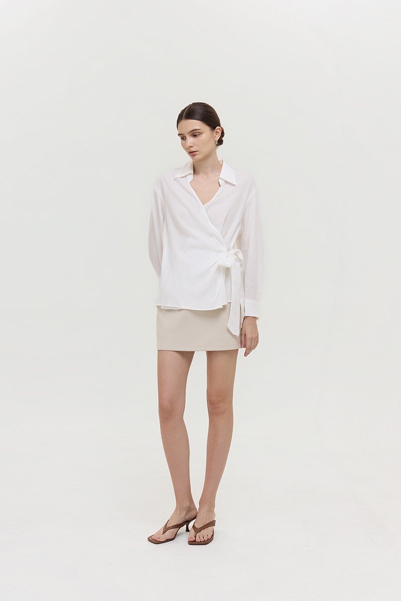 GEORGIA TIE WRAP SHIRT