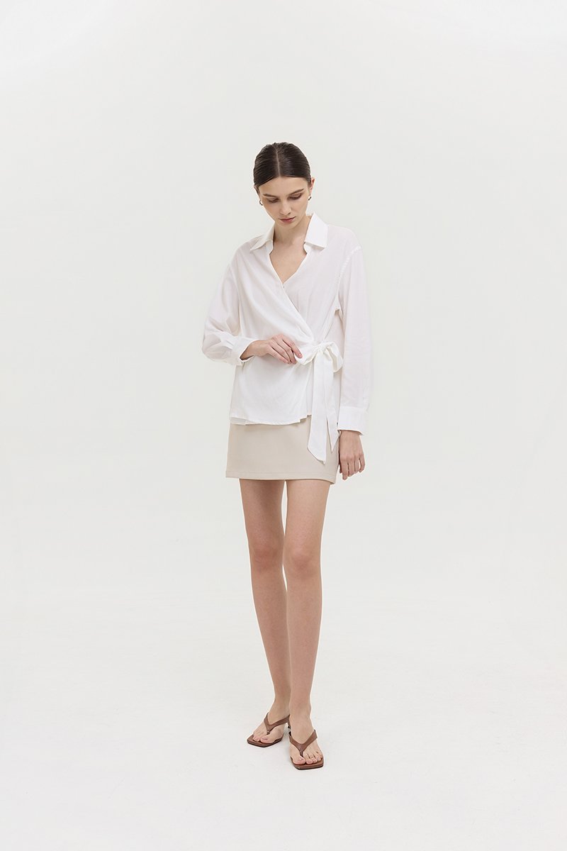 GEORGIA TIE WRAP SHIRT