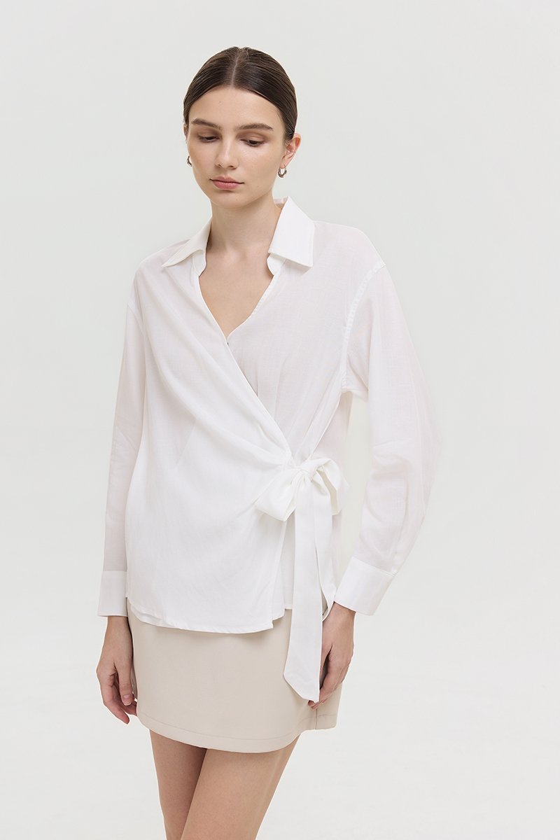 GEORGIA TIE WRAP SHIRT
