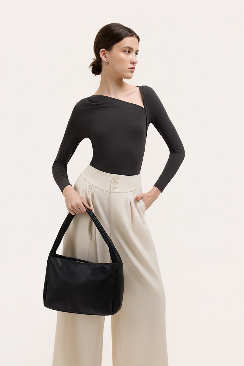 PALMA HOBO SHOULDER LEATHER BAG