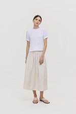 ELISABETTA COTTON PUFF SLEEVE TOP
