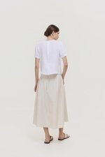 ELISABETTA COTTON PUFF SLEEVE TOP