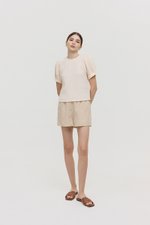 ELISABETTA COTTON PUFF SLEEVE TOP