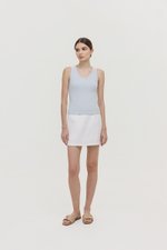 OLINA PADDED SCOOP NECK TANK TOP