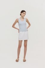 OLINA PADDED SCOOP NECK TANK TOP