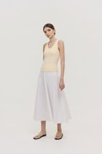 OLINA PADDED SCOOP NECK TANK TOP