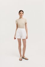 LYON HIGH WAISTED TAILORED SHORTS
