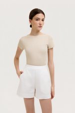 LYON HIGH WAISTED TAILORED SHORTS