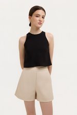 LYON HIGH WAISTED TAILORED SHORTS