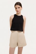 LYON HIGH WAISTED TAILORED SHORTS