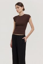 DIONNE DRAWSTRING WIDE LEG LINEN PANTS