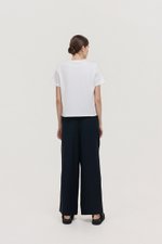 DIONNE DRAWSTRING WIDE LEG LINEN PANTS