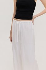 DIONNE DRAWSTRING WIDE LEG LINEN PANTS