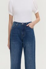 VERNICE FOLDED HEM JEANS
