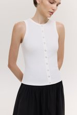 CLARRA MODAL BUTTONDOWN TANK