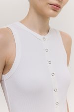 CLARRA MODAL BUTTONDOWN TANK