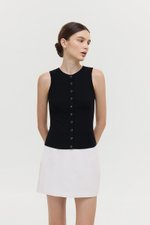 CLARRA MODAL BUTTONDOWN TANK