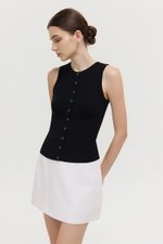 CLARRA MODAL BUTTONDOWN TANK