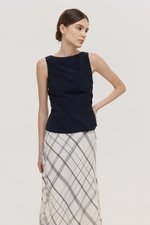 AYLIN PLEATED SLEEVELESS TOP
