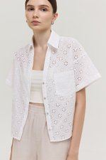 VALERINA EYELET SHIRT